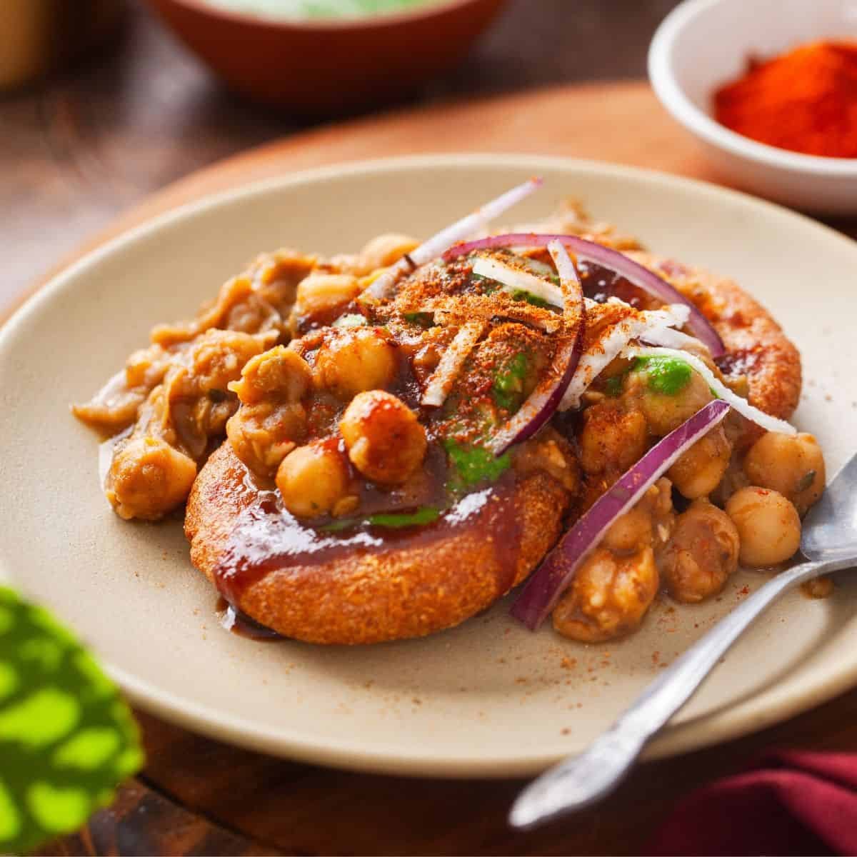 Chole-Tikki-Chaat-Featured-Image Aloo Tikki Channa - Image 1